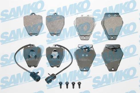 Samko 5SP1118 - Bremžu uzliku kompl., Disku bremzes www.autospares.lv