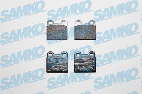 Samko 5SP111 - Тормозные колодки, дисковые, комплект www.autospares.lv