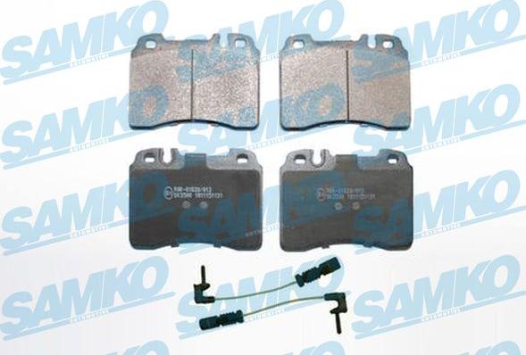 Samko 5SP1131A - Bremžu uzliku kompl., Disku bremzes www.autospares.lv