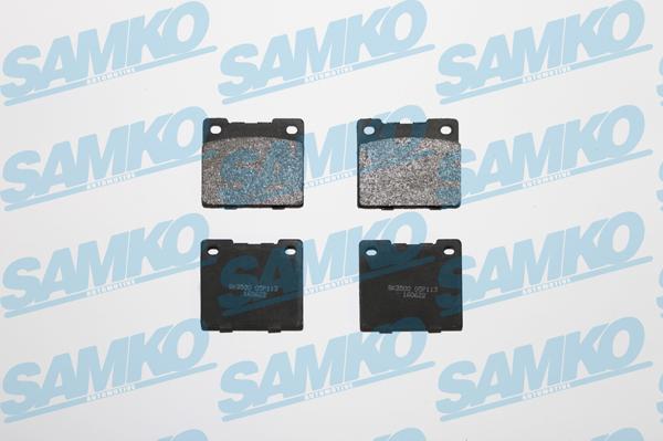 Samko 5SP113 - Brake Pad Set, disc brake www.autospares.lv