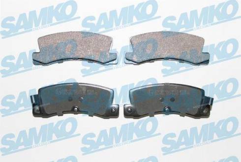 Samko 5SP1125 - Brake Pad Set, disc brake www.autospares.lv