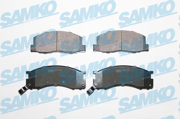 Samko 5SP1126 - Тормозные колодки, дисковые, комплект www.autospares.lv