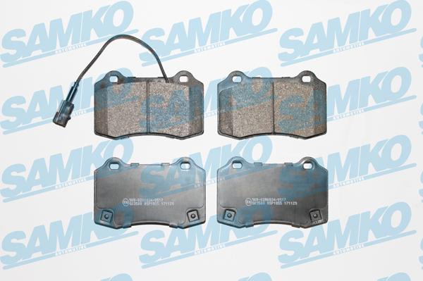 Samko 5SP1855 - Bremžu uzliku kompl., Disku bremzes www.autospares.lv