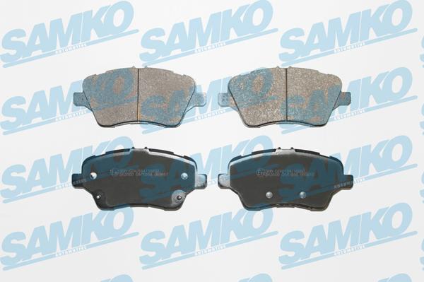 Samko 5SP1856 - Тормозные колодки, дисковые, комплект www.autospares.lv