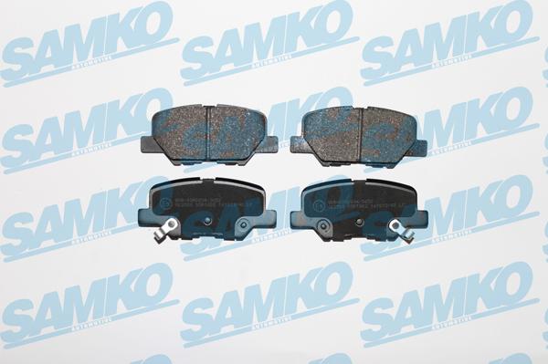 Samko 5SP1802 - Bremžu uzliku kompl., Disku bremzes www.autospares.lv