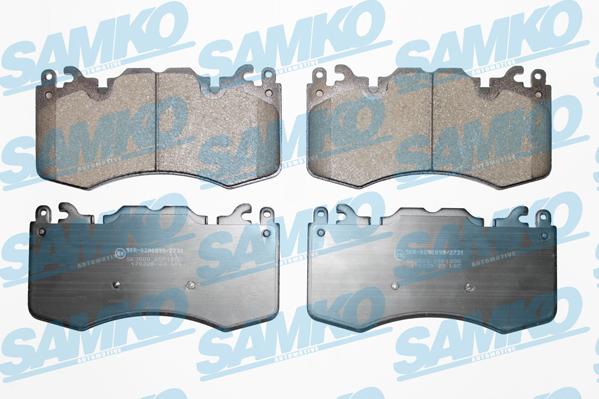 Samko 5SP1885 - Bremžu uzliku kompl., Disku bremzes www.autospares.lv