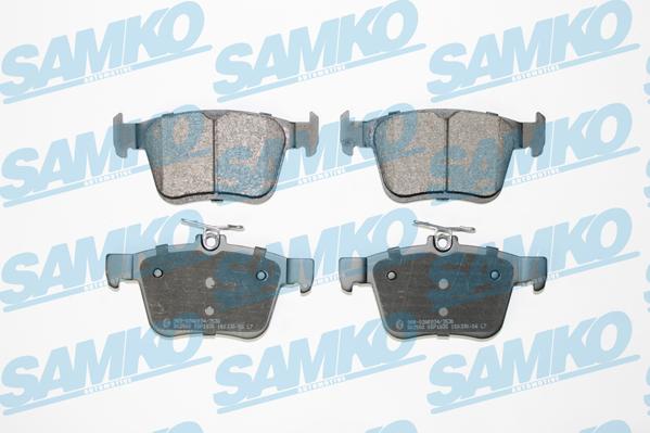 Samko 5SP1835 - Тормозные колодки, дисковые, комплект www.autospares.lv