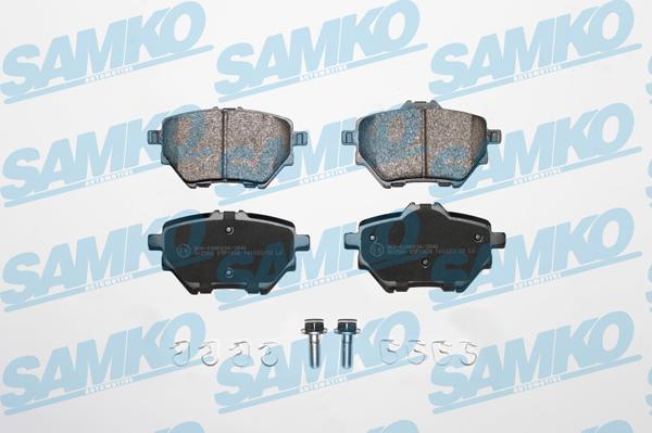 Samko 5SP1838 - Bremžu uzliku kompl., Disku bremzes www.autospares.lv