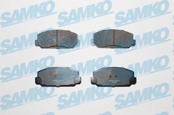 Samko 5SP183 - Bremžu uzliku kompl., Disku bremzes www.autospares.lv