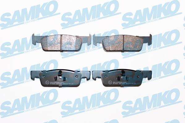 Samko 5SP1825 - Bremžu uzliku kompl., Disku bremzes www.autospares.lv