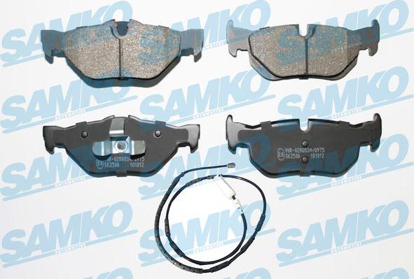 Samko 5SP1876B - Brake Pad Set, disc brake www.autospares.lv