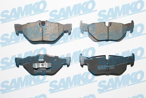 Samko 5SP1876 - Brake Pad Set, disc brake www.autospares.lv