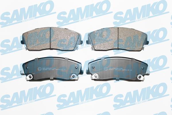 Samko 5SP1399 - Bremžu uzliku kompl., Disku bremzes www.autospares.lv