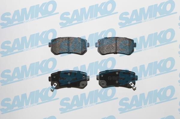 Samko 5SP1344 - Тормозные колодки, дисковые, комплект www.autospares.lv