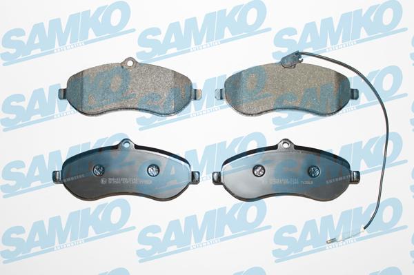 Samko 5SP1348 - Bremžu uzliku kompl., Disku bremzes www.autospares.lv