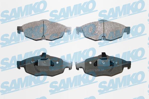 Samko 5SP1356 - Bremžu uzliku kompl., Disku bremzes www.autospares.lv