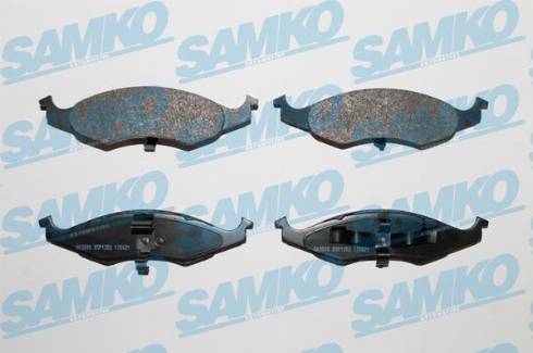 Samko 5SP1352 - Bremžu uzliku kompl., Disku bremzes www.autospares.lv