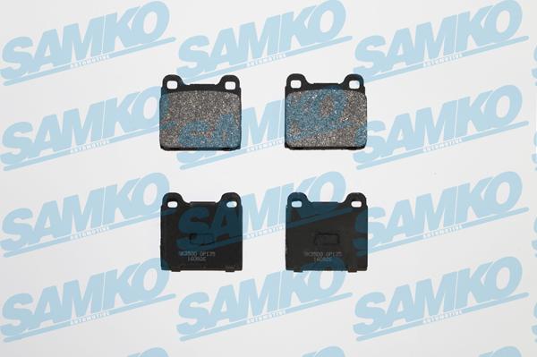 Samko 5SP135 - Bremžu uzliku kompl., Disku bremzes www.autospares.lv