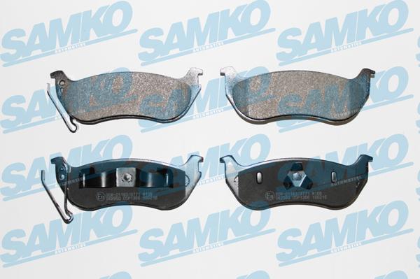 Samko 5SP1366 - Тормозные колодки, дисковые, комплект www.autospares.lv