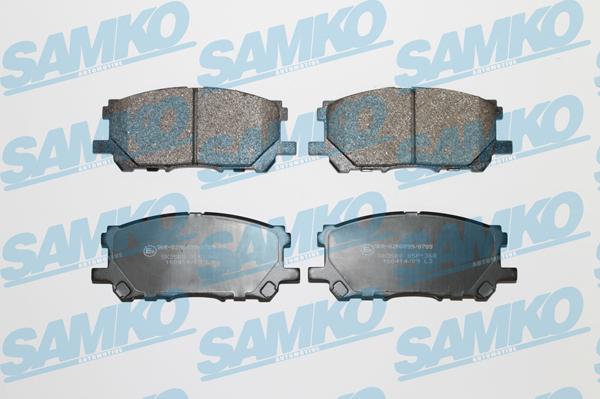 Samko 5SP1368 - Bremžu uzliku kompl., Disku bremzes autospares.lv