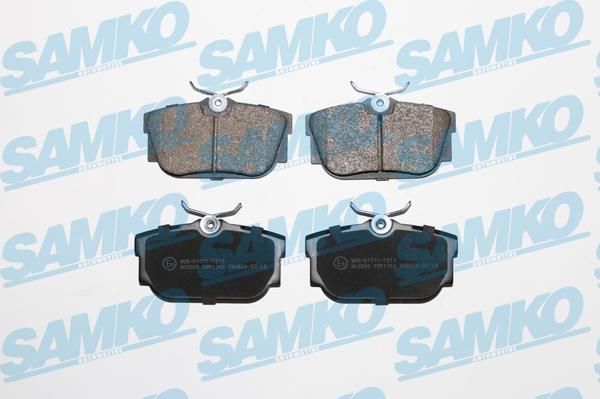 Samko 5SP1303 - Тормозные колодки, дисковые, комплект www.autospares.lv