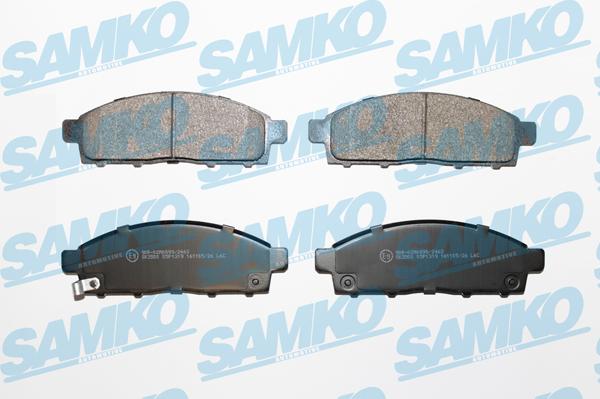 Samko 5SP1319 - Bremžu uzliku kompl., Disku bremzes www.autospares.lv