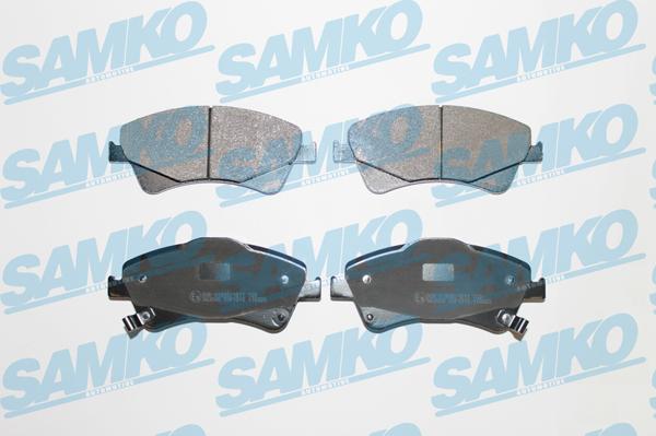 Samko 5SP1313 - Bremžu uzliku kompl., Disku bremzes www.autospares.lv