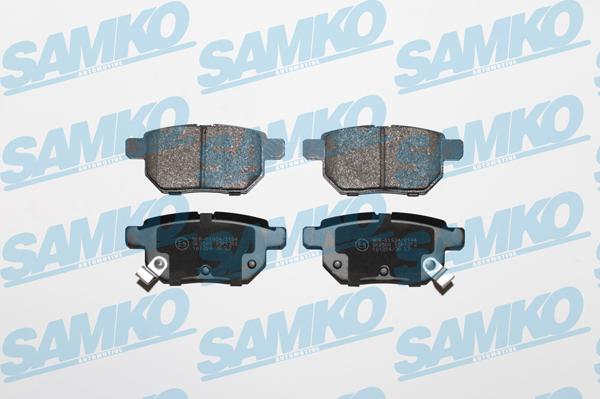 Samko 5SP1312 - Тормозные колодки, дисковые, комплект www.autospares.lv