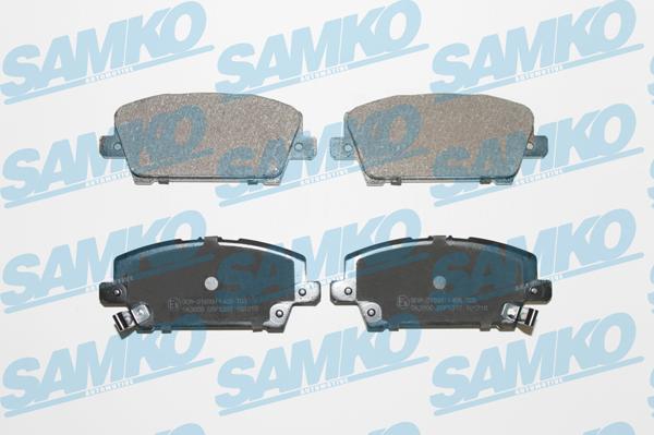 Samko 5SP1317 - Brake Pad Set, disc brake www.autospares.lv