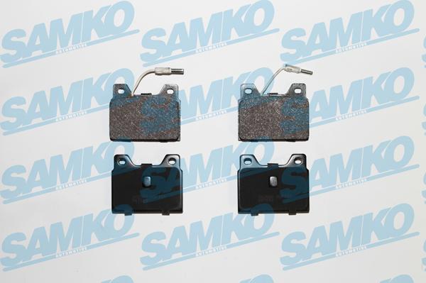 Samko 5SP131 - Тормозные колодки, дисковые, комплект www.autospares.lv