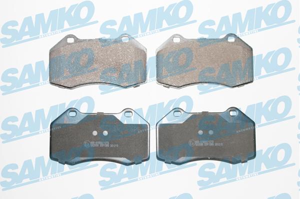 Samko 5SP1389 - Bremžu uzliku kompl., Disku bremzes www.autospares.lv