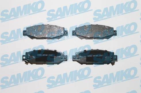 Samko 5SP1385 - Brake Pad Set, disc brake www.autospares.lv