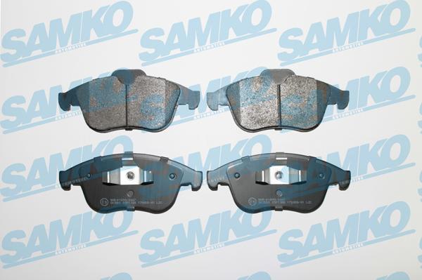 Samko 5SP1388 - Bremžu uzliku kompl., Disku bremzes autospares.lv