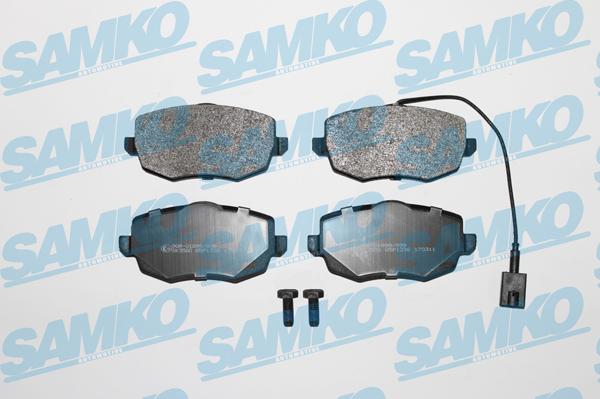 Samko 5SP1336 - Тормозные колодки, дисковые, комплект www.autospares.lv