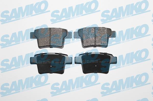 Samko 5SP1326 - Тормозные колодки, дисковые, комплект www.autospares.lv