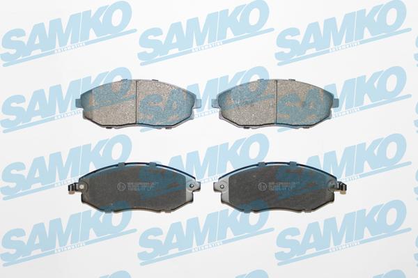 Samko 5SP1321 - Тормозные колодки, дисковые, комплект www.autospares.lv