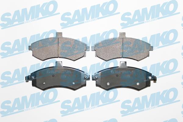 Samko 5SP1374 - Тормозные колодки, дисковые, комплект www.autospares.lv