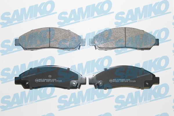 Samko 5SP1372 - Bremžu uzliku kompl., Disku bremzes www.autospares.lv