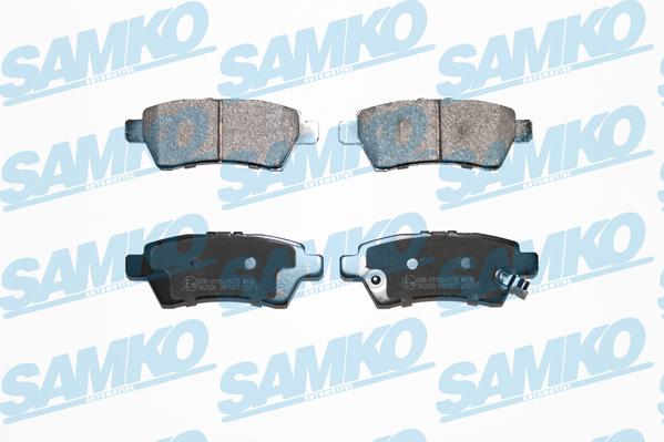 Samko 5SP1377 - Bremžu uzliku kompl., Disku bremzes www.autospares.lv