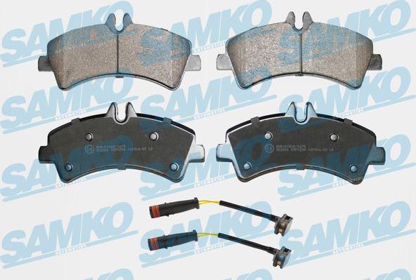 Samko 5SP1294A - Bremžu uzliku kompl., Disku bremzes www.autospares.lv