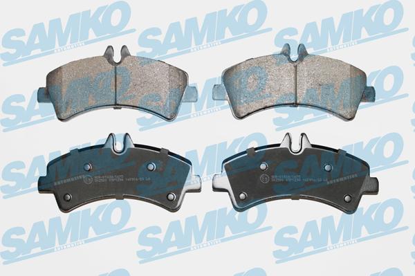 Samko 5SP1294 - Bremžu uzliku kompl., Disku bremzes www.autospares.lv