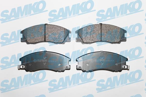 Samko 5SP1291 - Тормозные колодки, дисковые, комплект www.autospares.lv