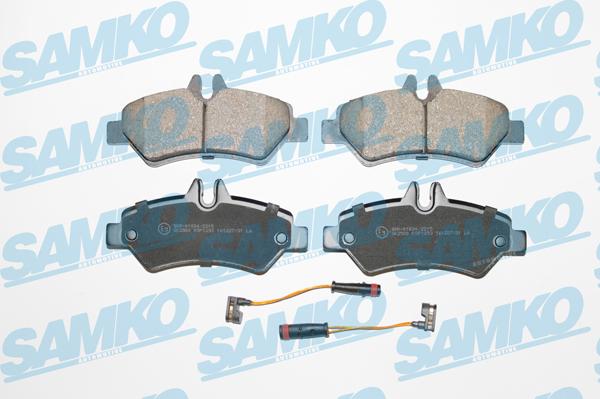 Samko 5SP1293 - Bremžu uzliku kompl., Disku bremzes www.autospares.lv