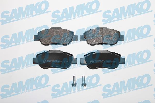 Samko 5SP1240 - Bremžu uzliku kompl., Disku bremzes www.autospares.lv