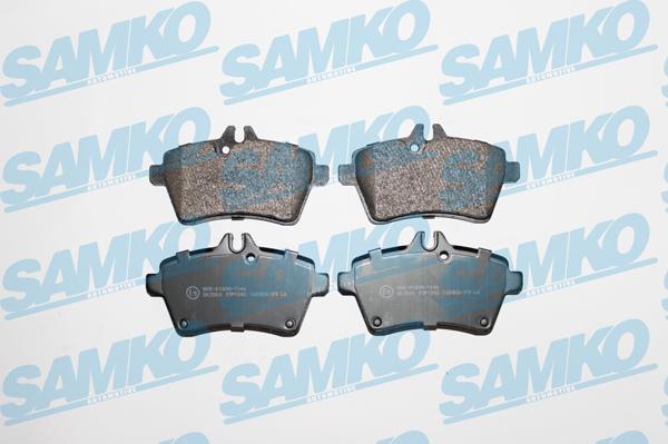 Samko 5SP1242 - Bremžu uzliku kompl., Disku bremzes www.autospares.lv