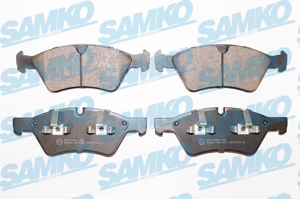 Samko 5SP1253 - Bremžu uzliku kompl., Disku bremzes www.autospares.lv