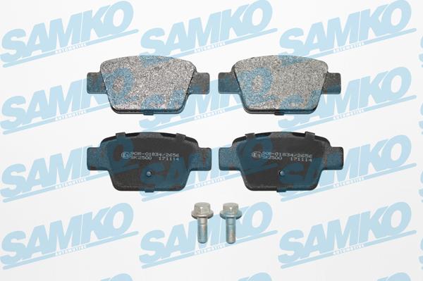 Samko 5SP1269 - Bremžu uzliku kompl., Disku bremzes www.autospares.lv