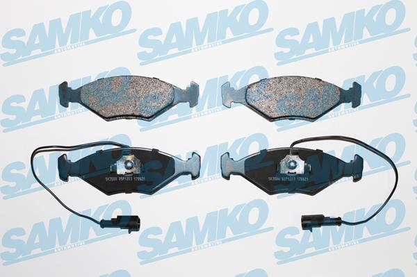 Samko 5SP1203 - Bremžu uzliku kompl., Disku bremzes www.autospares.lv