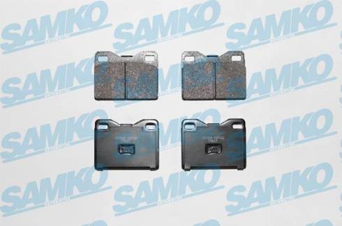 Samko 5SP120 - Тормозные колодки, дисковые, комплект www.autospares.lv