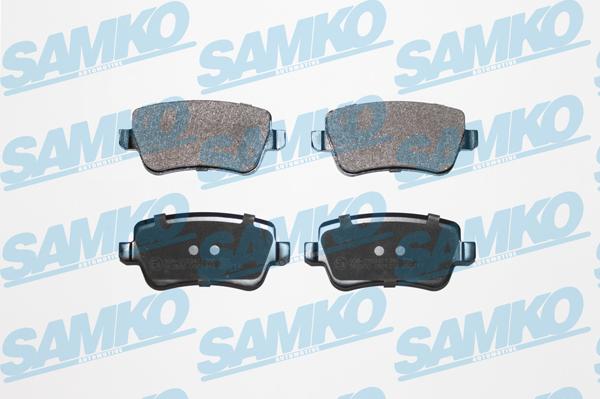 Samko 5SP1218 - Тормозные колодки, дисковые, комплект www.autospares.lv